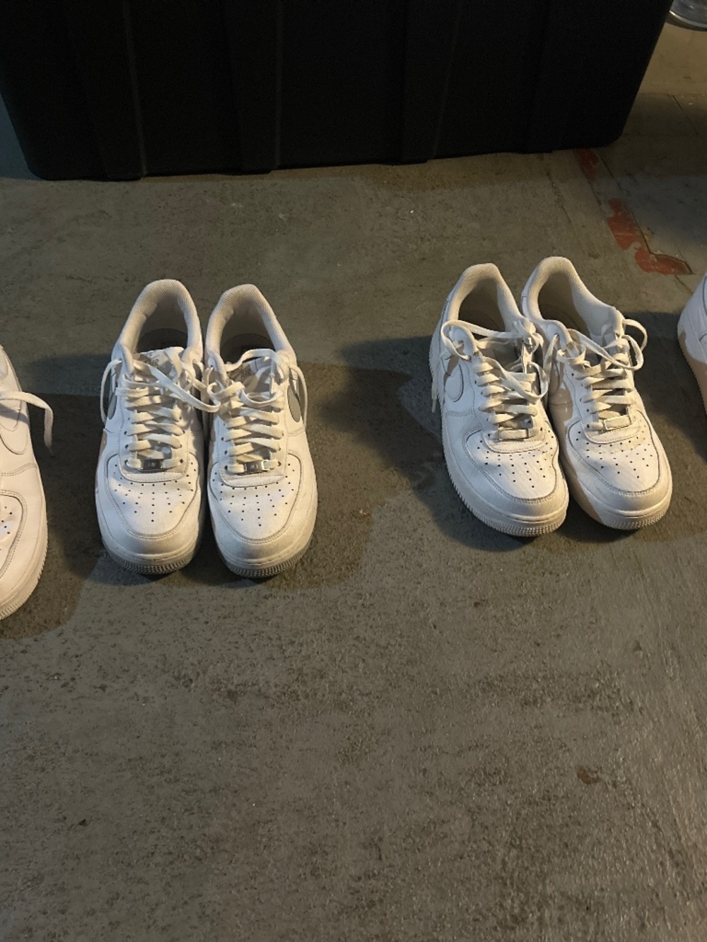 Wow Nike Air Force 1 4pairs  size  9 1/2